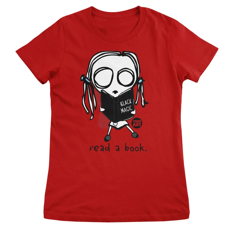 Eve-l - Read A Book - ToddArt Girly Tee