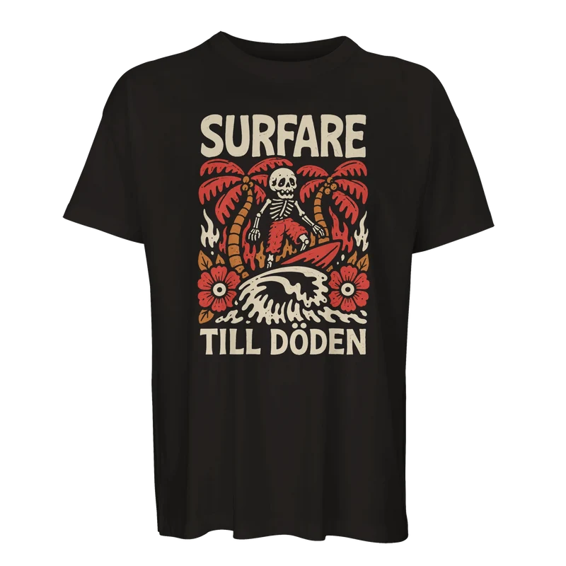 Oversized T-shirt - Surfare till döden