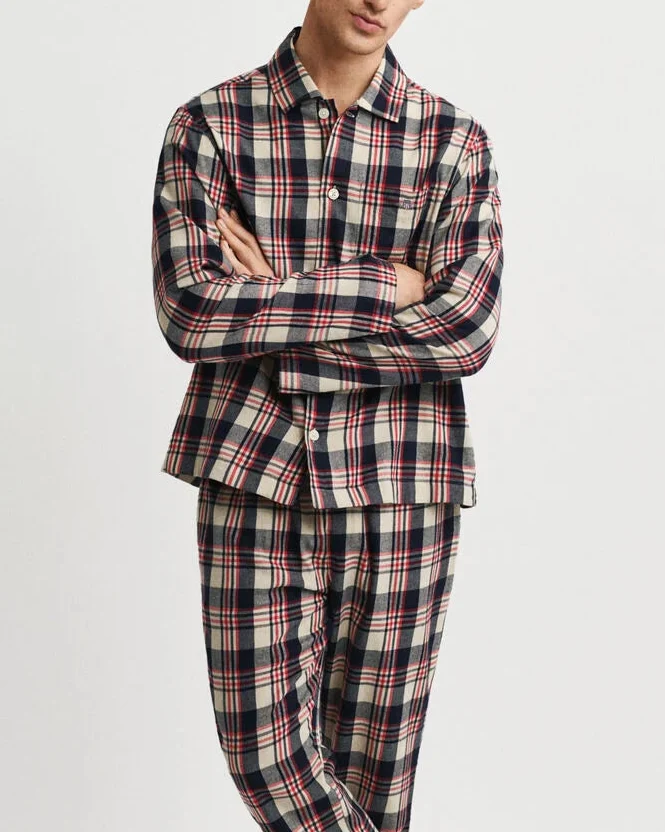 GANT Check Pajama - Ruby Reb