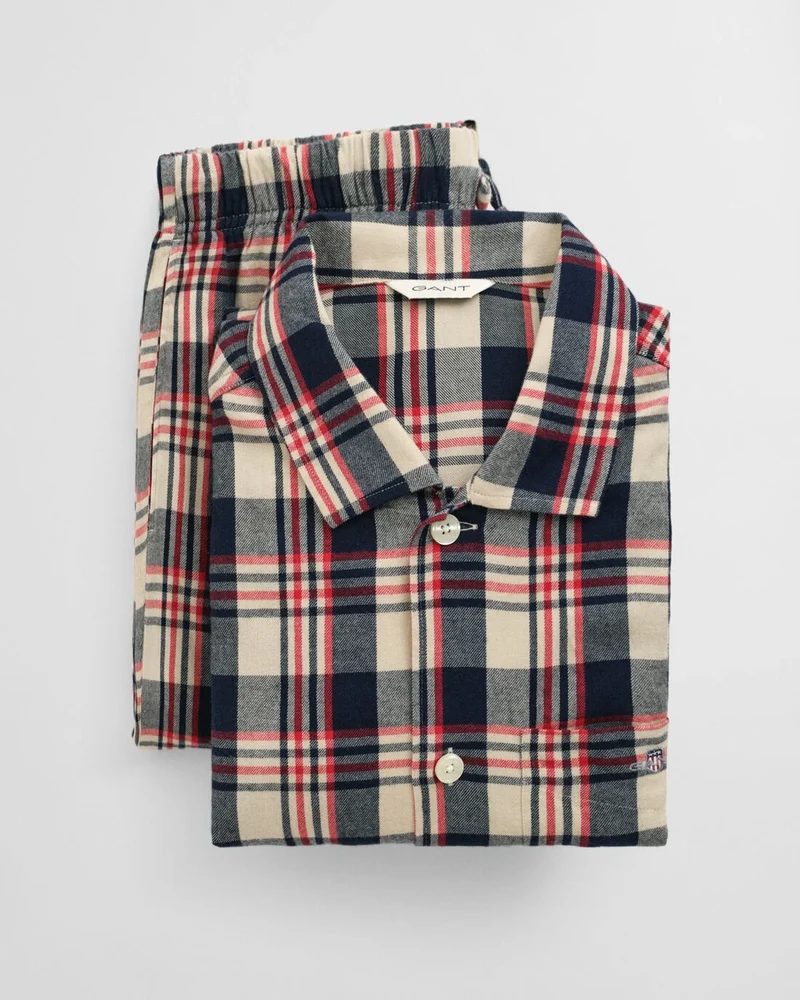 GANT Check Pajama - Ruby Reb