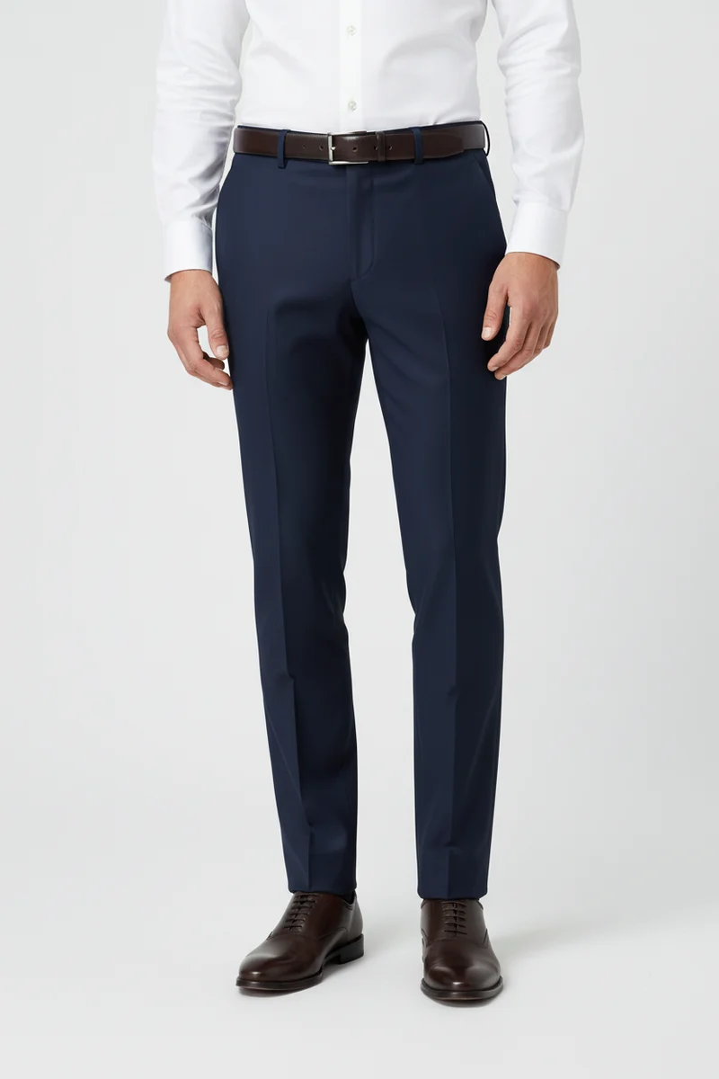 CAVALIERE Patrick Classic Suit Trousers - Dark Navy