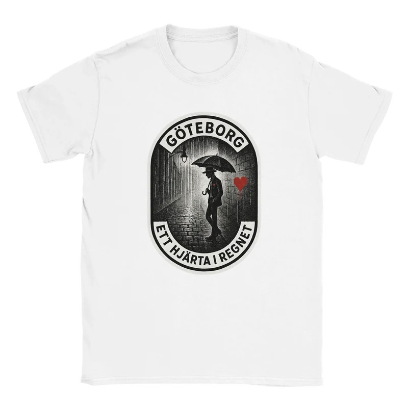 T-shirt - Ett hjärta i regnet