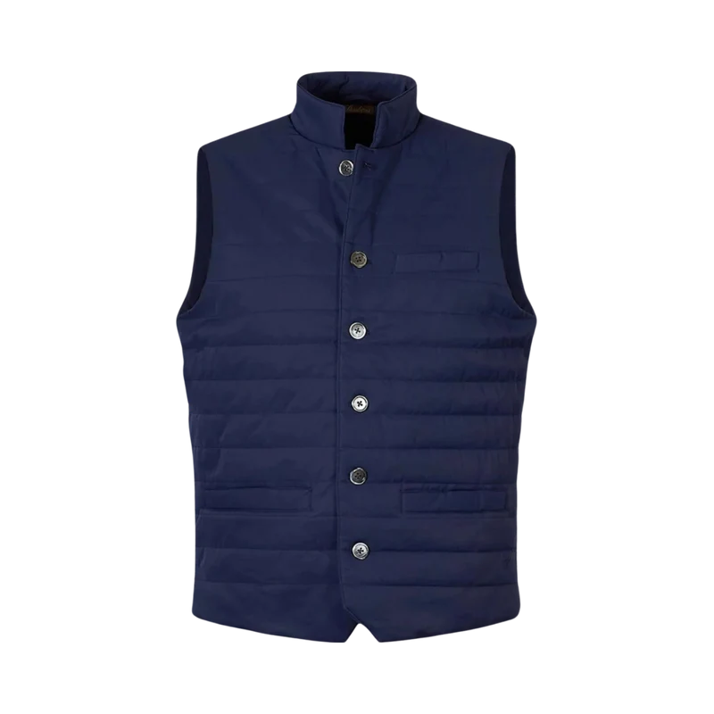Gilet Mid Layer Twill - Navy