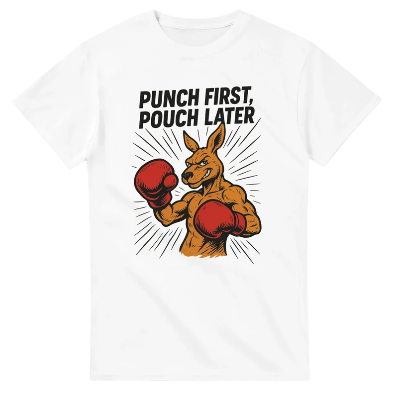 T-shirt Original – Punch First, Pouch Later