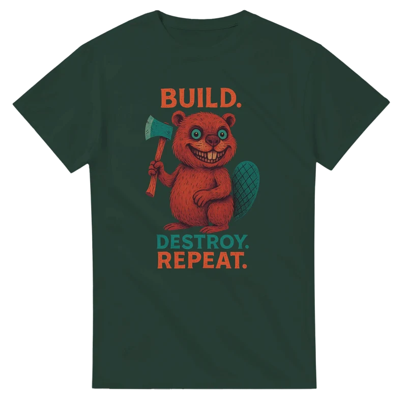 T-shirt Original – Build. Destroy. Repeat.