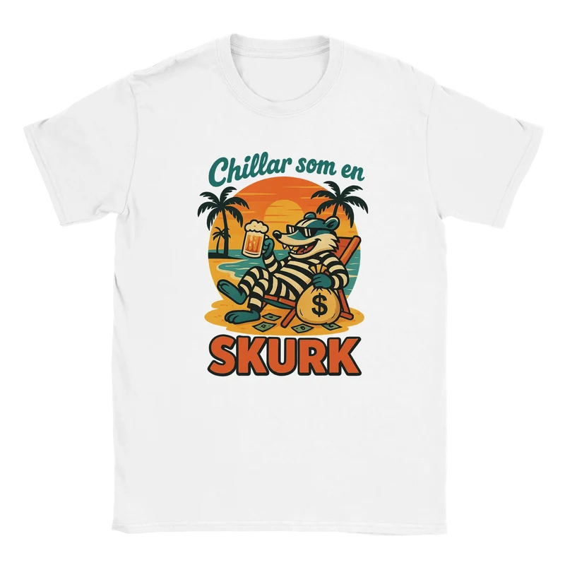 T-shirt Classic – Chillar som en skurk