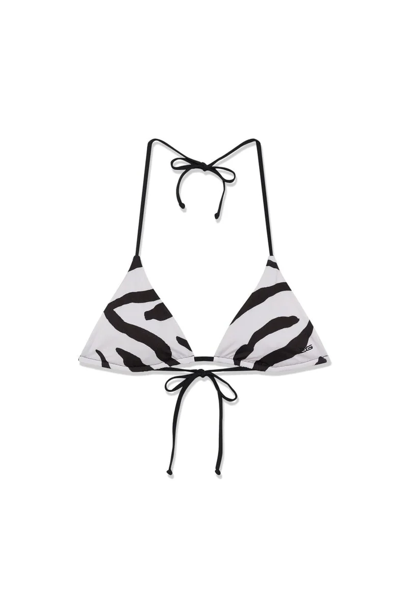 Gestuz - Gzzaiba Bikini Top 10911196 - 109379 - Graphic Black White Animal