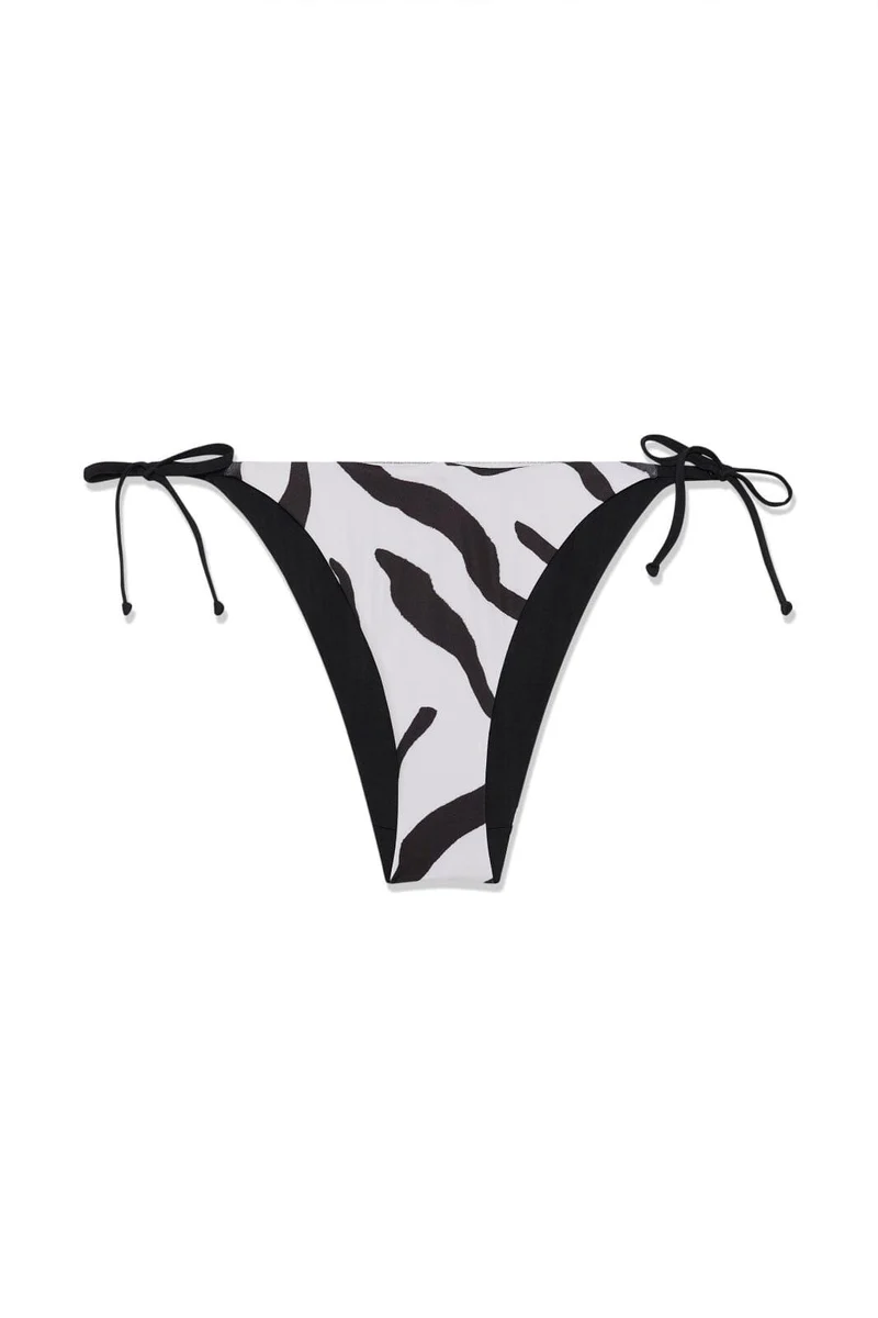 Gestuz - Gzzaiba Bikini Bottom 10911197 - 109379 - Graphic Black White Animal