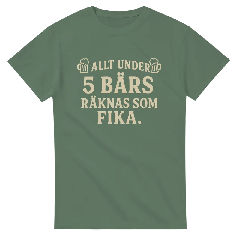 T-shirt Original - Allt under 5 bärs räknas som fika