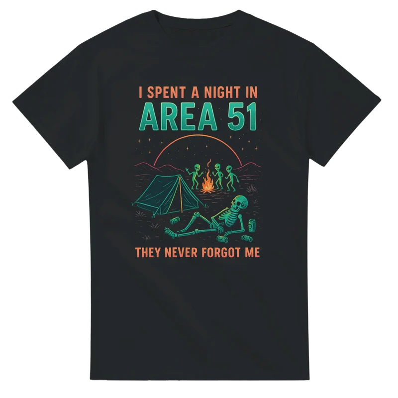 T-shirt Original - I Spent a Night in Area 51