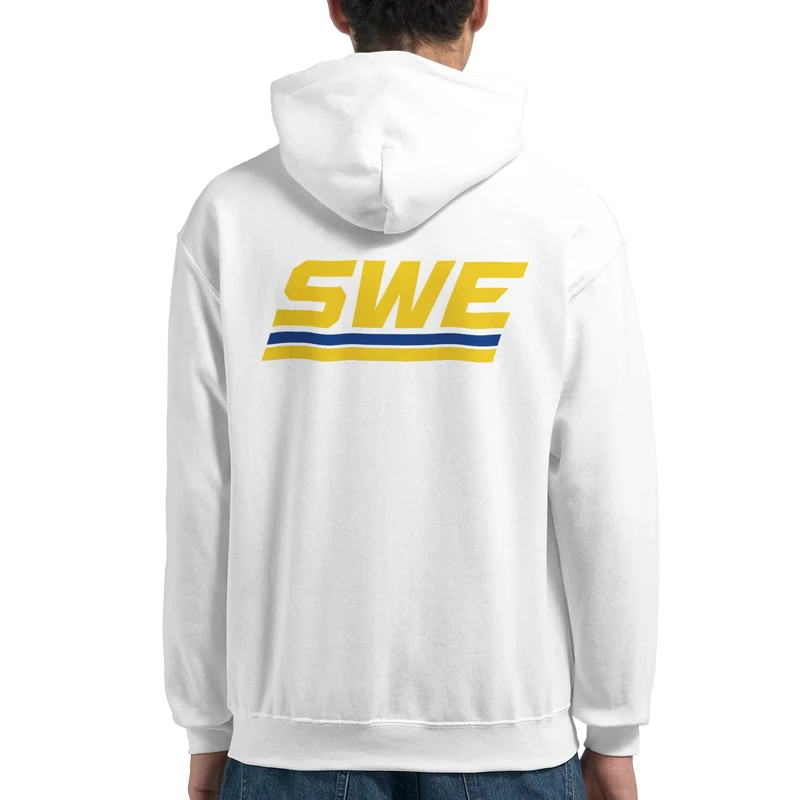 Hoodie - Swe | Ryggtryck