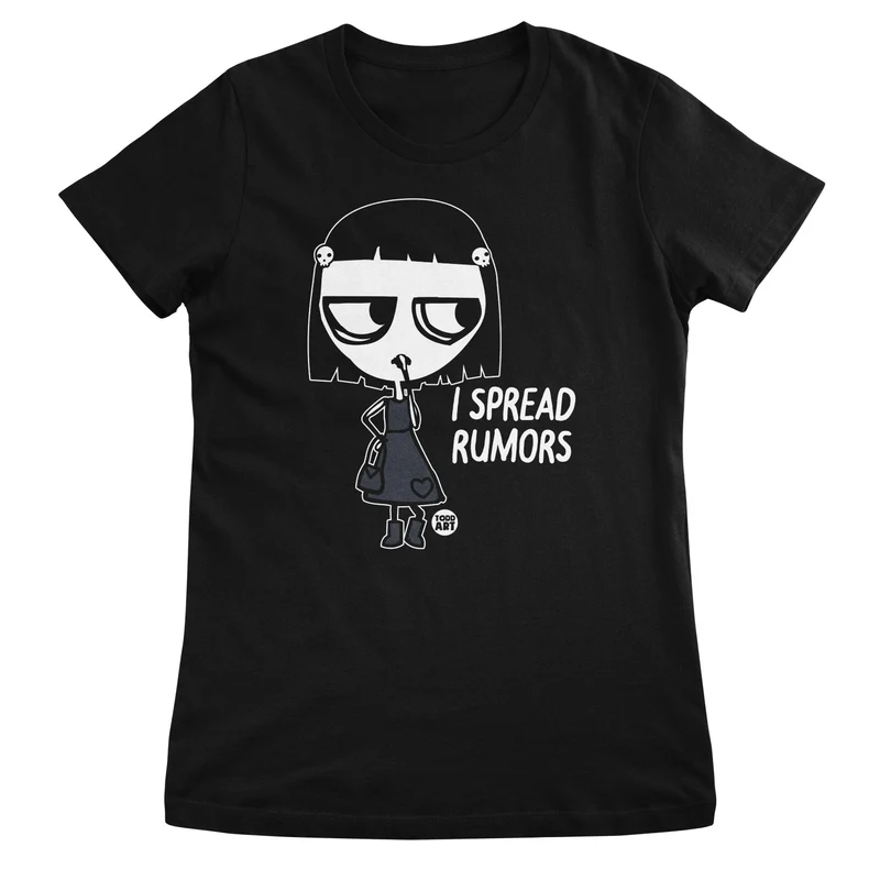 Crue-l - I Spread Rumors - ToddArt Girly Tee