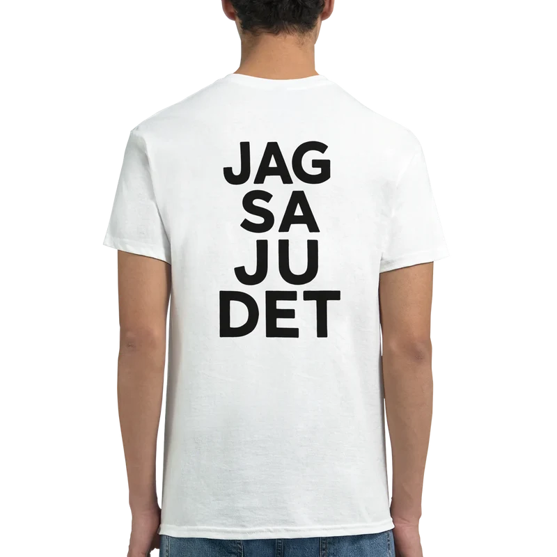 T-shirt - Jag sa ju det | Ryggtryck
