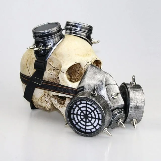 Steampunk Rivets Cosplay gasmask