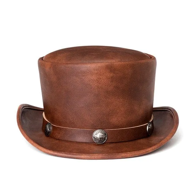 Steampunk Badge Splice Hat för män