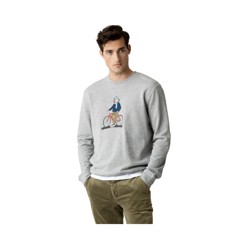 MMGLudvig Crew Sweat - Grey Melange