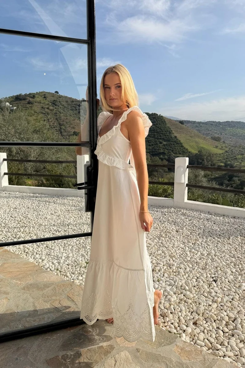 BYIC - Melbaic Dress A25172 - White Embroidery