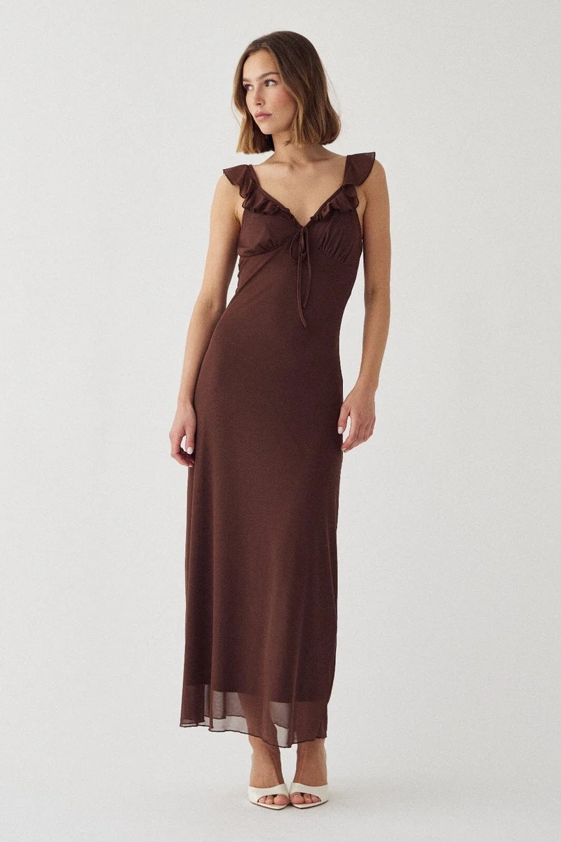 Noella - N-Melinda Dress 15300004 - 1463 - Tawny Brown