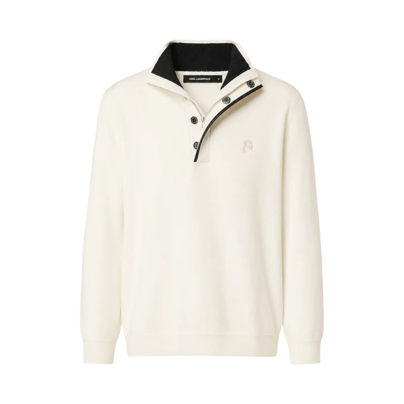 Knit Troyer - White
