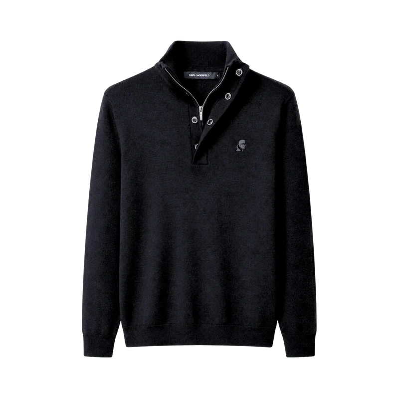 Knit Troyer - Black