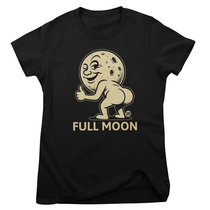 Full Moon - ToddArt Girly Tee
