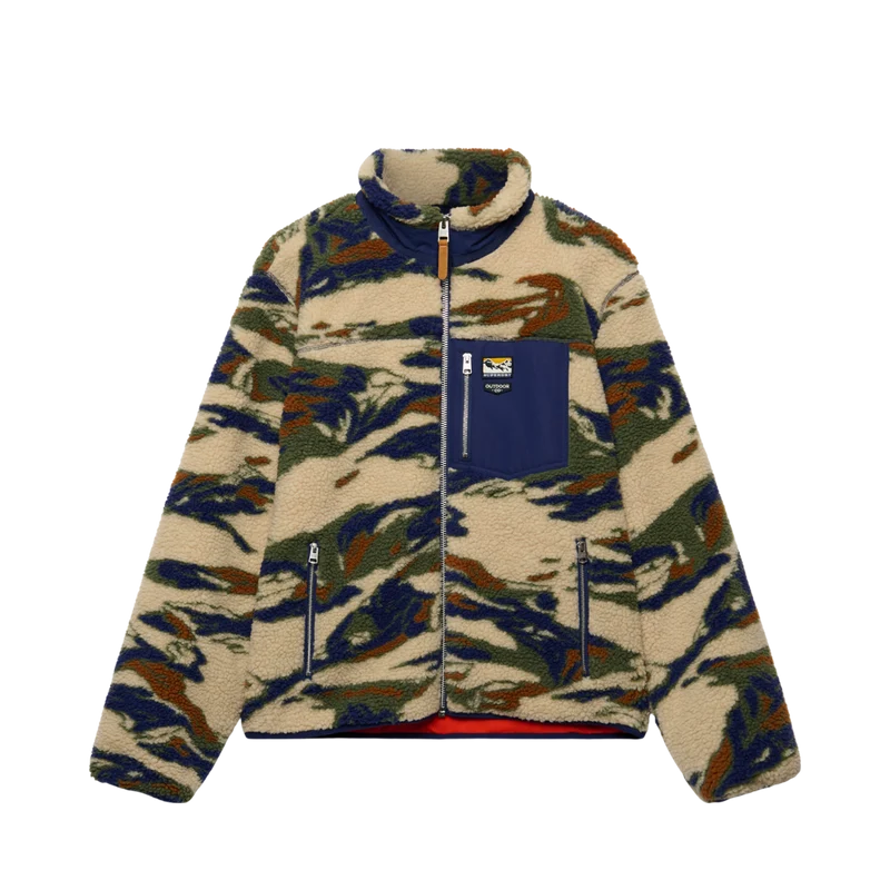 Terrain Fleece Zip Thru - Khaki Terrain