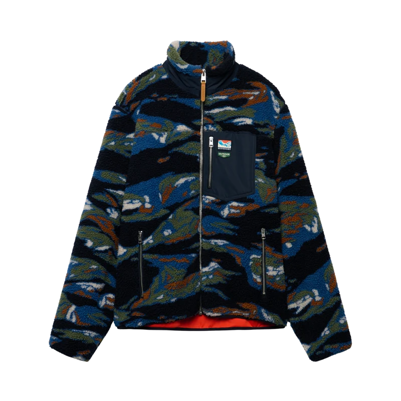 Terrain Fleece Zip Thru - Navy Terrain