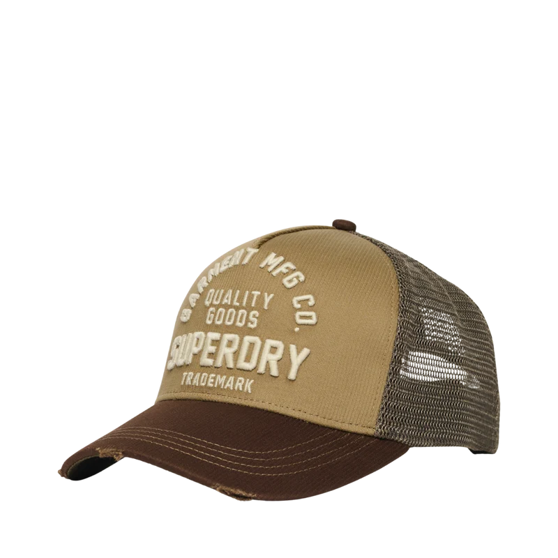 Dirt Road Bedford Trucker Cap - Bedford Tan