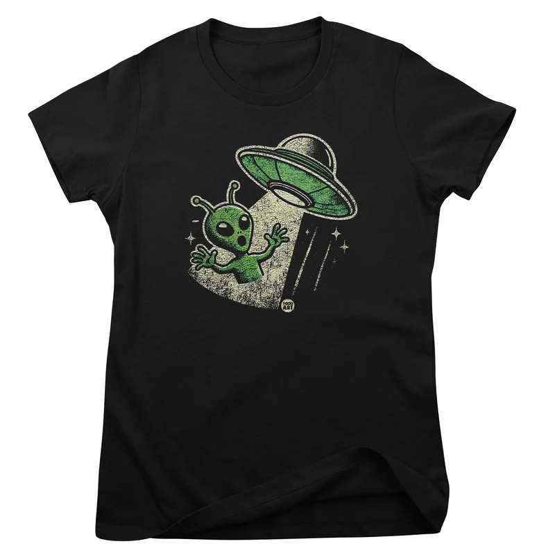 Alien Abduction - ToddArt Girly Tee