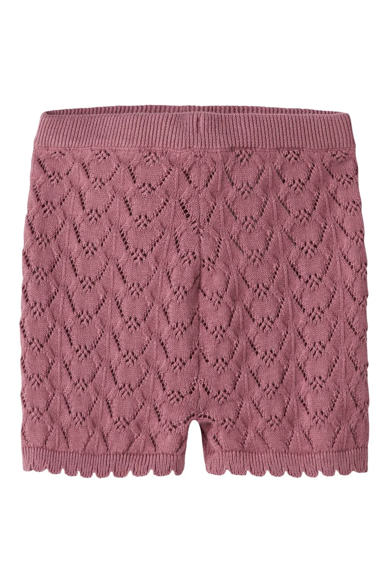 Name It - Nmfholga Knit Shorts - 4999600 Mesa Rose
