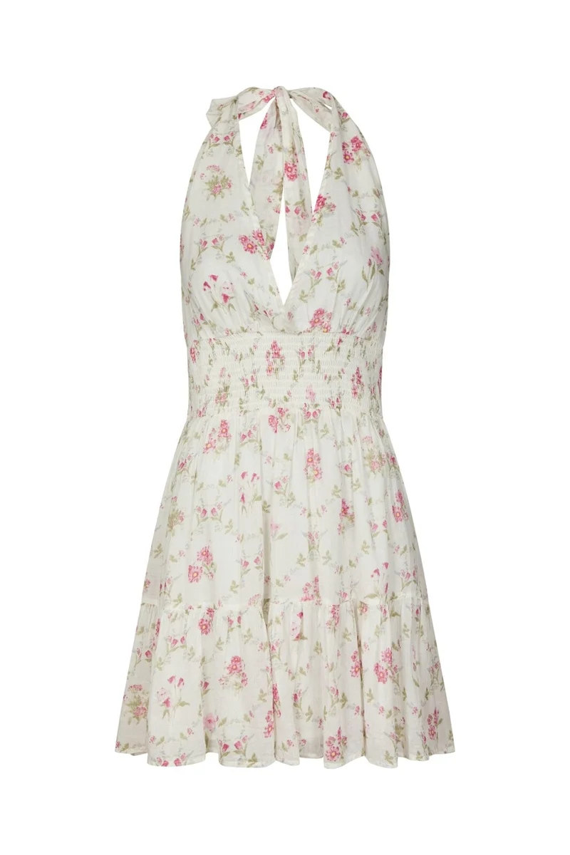 Neo Noir - Magda Spring Flower Dress 167905 - 121 - Off White