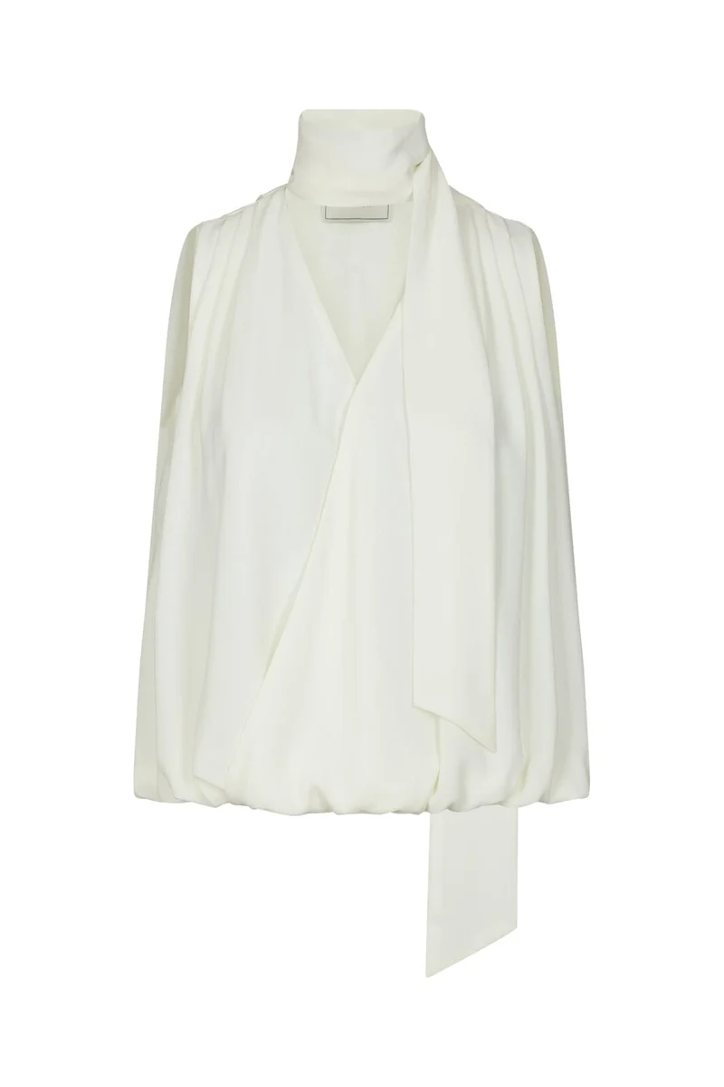 Neo Noir - Inge Chiffon Top 167047 - 121 - Off White