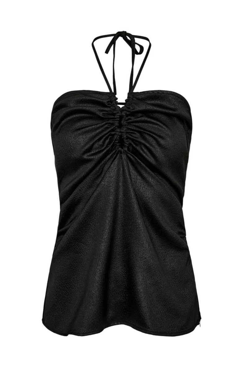 Haute L'Amitié - New Chrisse Tie Top HL10417 - Black