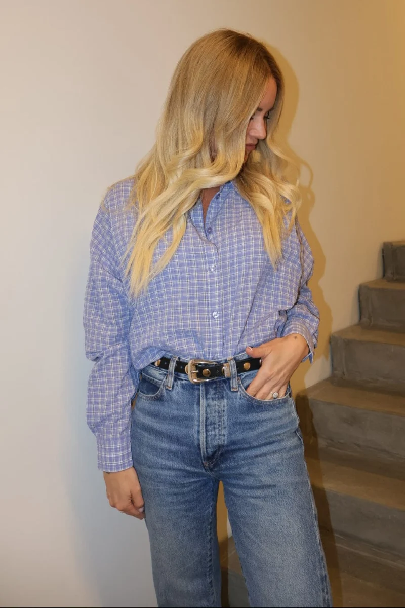 Valentin Studio - Cowboy - Blue W.checker