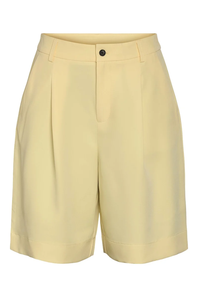 Noisy May - Nmmaile H/W Bermuda Shorts Fwd - 4980152 French Vanilla