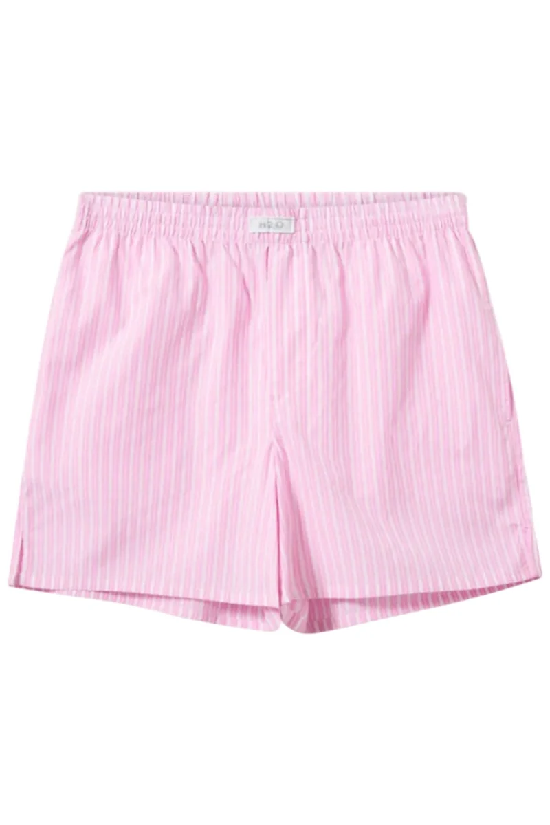 H2O - Rønne Essential Pajamas Shorts 100165 - 7093 - Pink/White