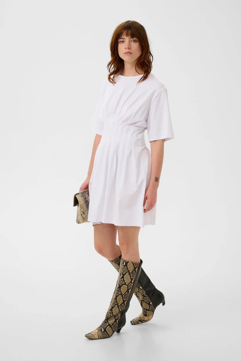 Gestuz - Gzinez Short Dress 10911234 - 110601 - Bright White