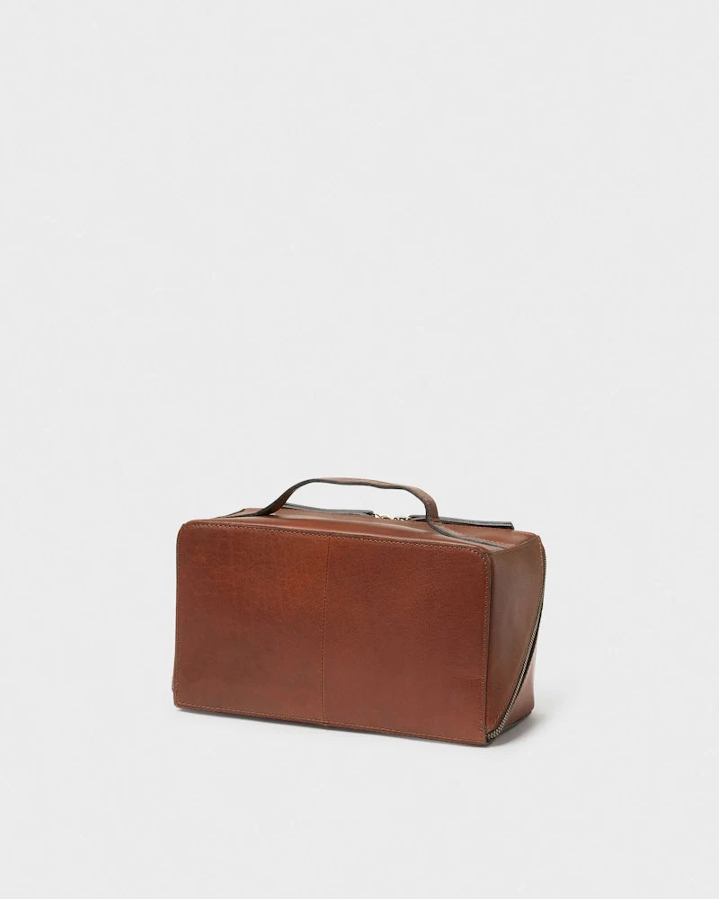 SADDLER Visten Wash Bag - Brown