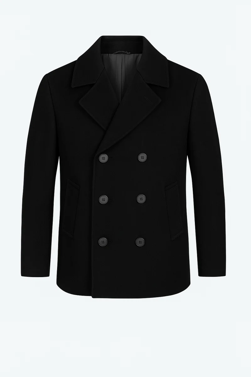SAND Sail Cashmere Peacoat - Black