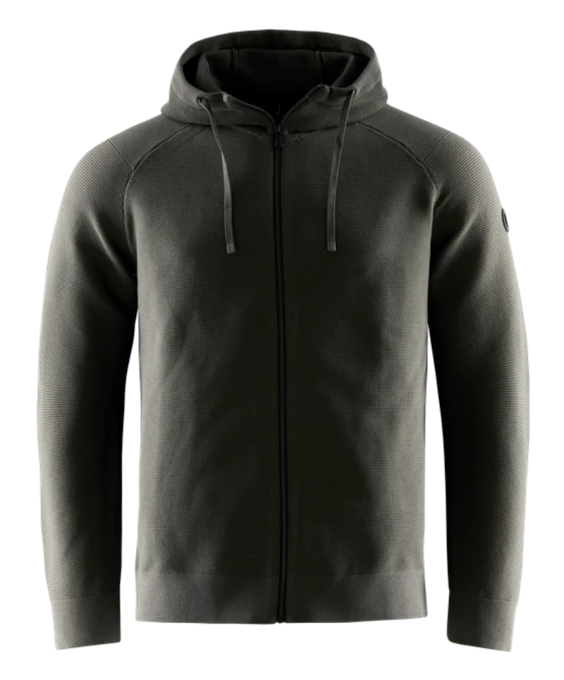 SAIL RACING Element Seamless Zip Hood - Mud Green