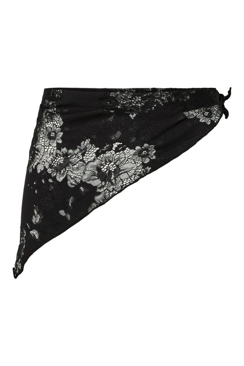 Pieces - Pcaria Lace Sarong Pp - 5091577 Black