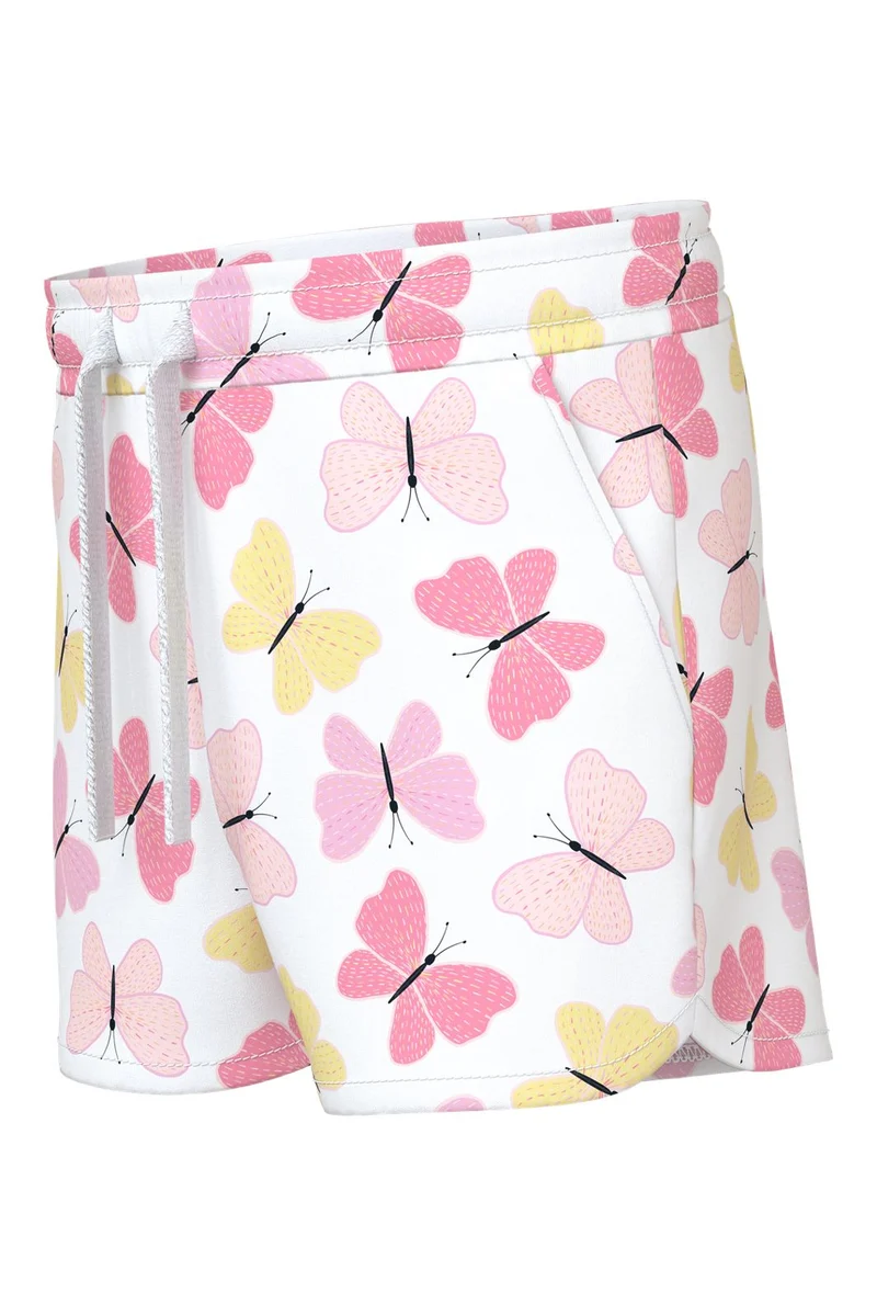 Name It - Nmfvigga Shorts F1 - 5067811 Bright White Pink Butterfly
