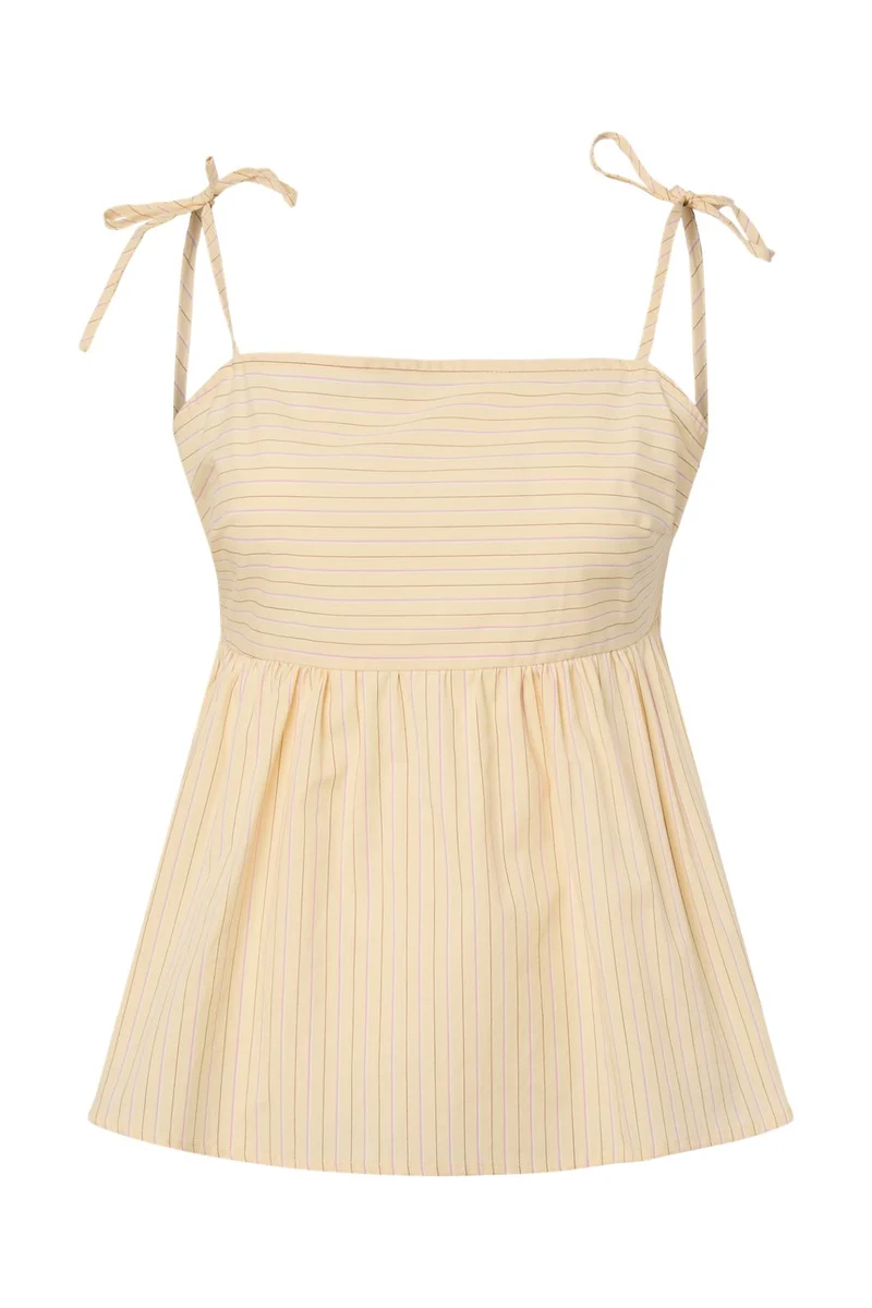 Pieces - Pcapril Strap Top Pp - 5041137 French Vanilla Pink
