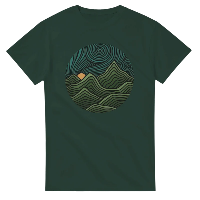 T-shirt Original - Wavy Mountains