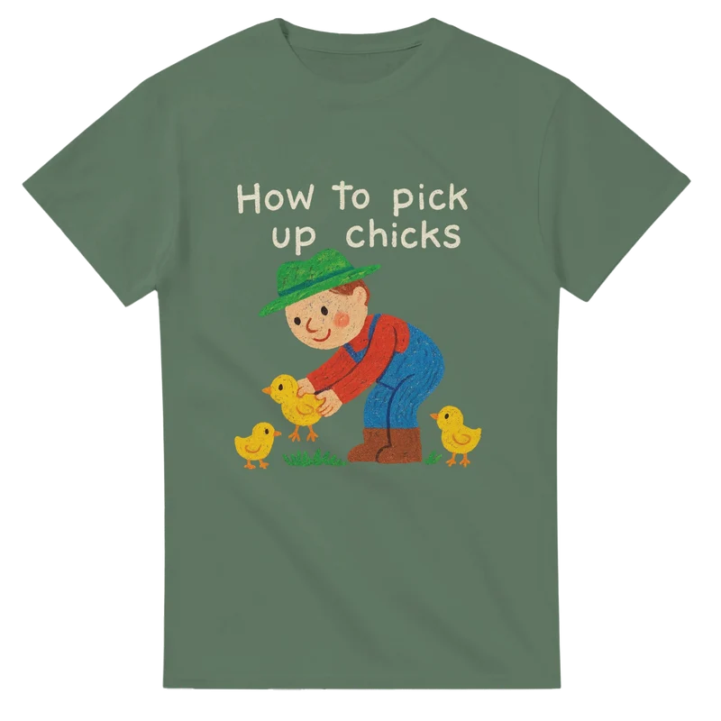T-shirt Original - How to Pick Up Chicks