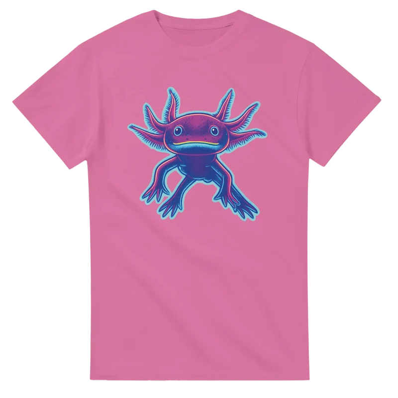 T-shirt Original - Neon Axolotl