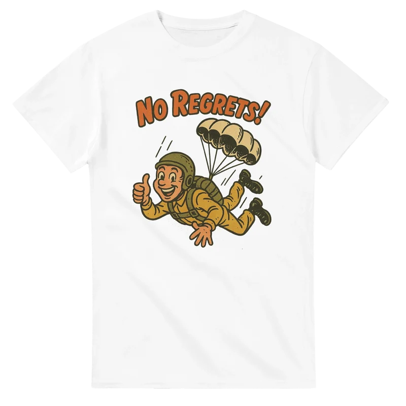 T-shirt Original – No Regrets!