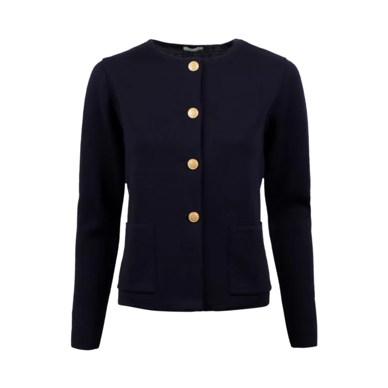 Stina Knit Cardigan - Navy