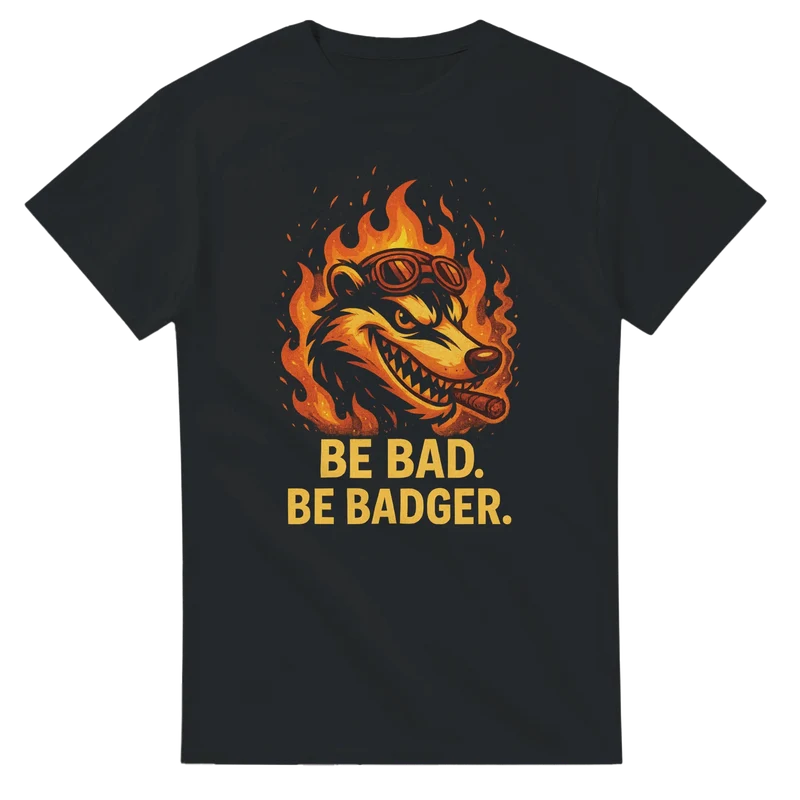 T-shirt Original – Be Bad. Be Badger.