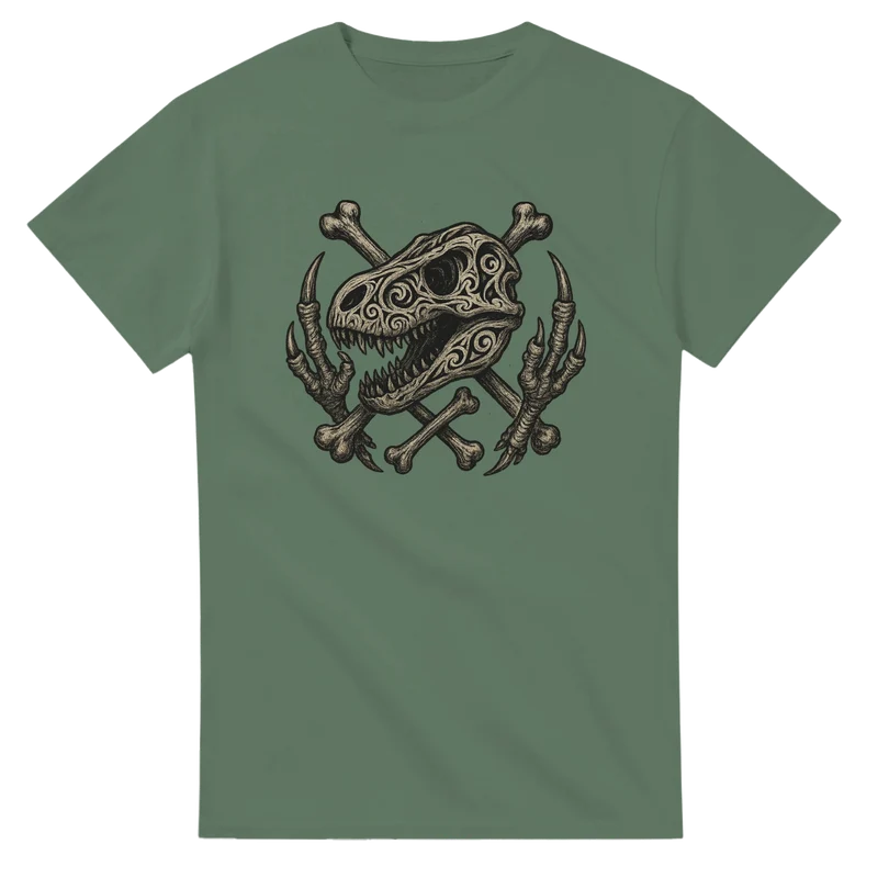 T-shirt Original – Fossil Skull & Crossbones